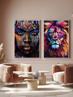 Lot de poster - Lion