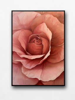 Framed poster - Pétales