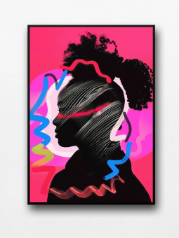 Affiche encadrée - Karine