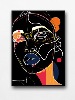 Affiche encadrée - Fouzia