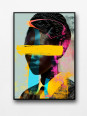 Framed posters - Satou - Accueil | Oueso - Contemporary Afro Art