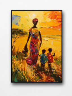 Affiche encadrée - Zimba