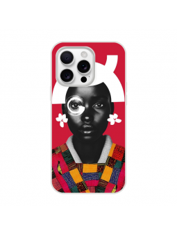 Coque iPhone - Rouge cœur - Accueil | Oueso - Art Afro Contemporain