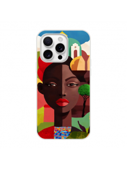 Coque iPhone - Face Face - Accueil | Oueso - Art Afro Contemporain