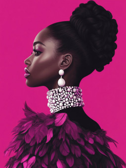 Affiche - Mayali - Accueil | Oueso - Art Afro Contemporain