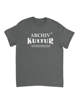 Unisex T-shirt - Archiv Kultur 02 - Accueil | Oueso - Contemporary ...