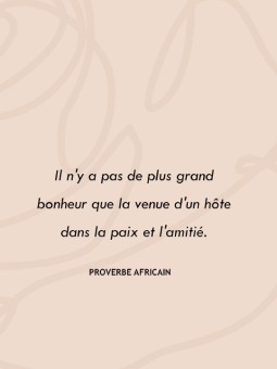 Affiche - Sagesse Rose