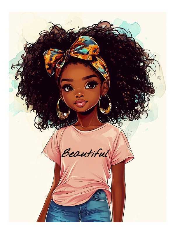 Poster - Beautiful Afro - Accueil | Oueso - Contemporary Afro Art