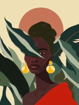 Affiche - Vivi - Accueil | Oueso - Art Afro Contemporain