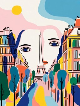Affiche - Paris art 01 - Accueil | Oueso - Art Afro Contemporain
