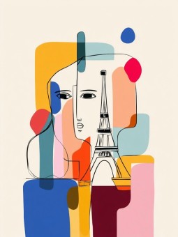 Affiche - Paris art 03 - Accueil | Oueso - Art Afro Contemporain