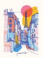 Affiche - Paris art 04 - Accueil | Oueso - Art Afro Contemporain