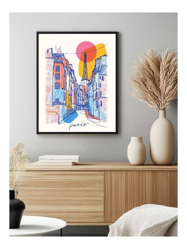 Poster - Paris art 04 - Accueil | Oueso - Contemporary Afro Art