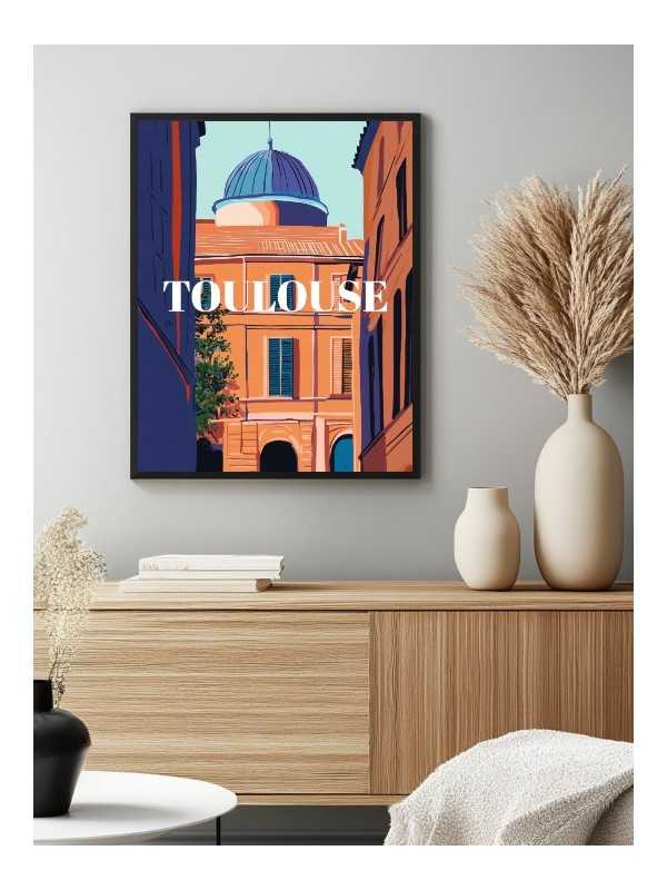 Affiche - Toulouse - Accueil | Oueso - Art Afro Contemporain