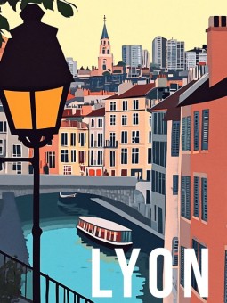 Affiche - Lyon - Accueil | Oueso - Art Afro Contemporain