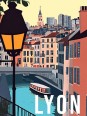 Poster - Lyon - Accueil | Oueso - Contemporary Afro Art