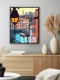 Poster - Lyon - Accueil | Oueso - Contemporary Afro Art