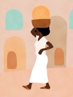 Poster - Harmonie créole - Accueil | Oueso - Contemporary Afro Art