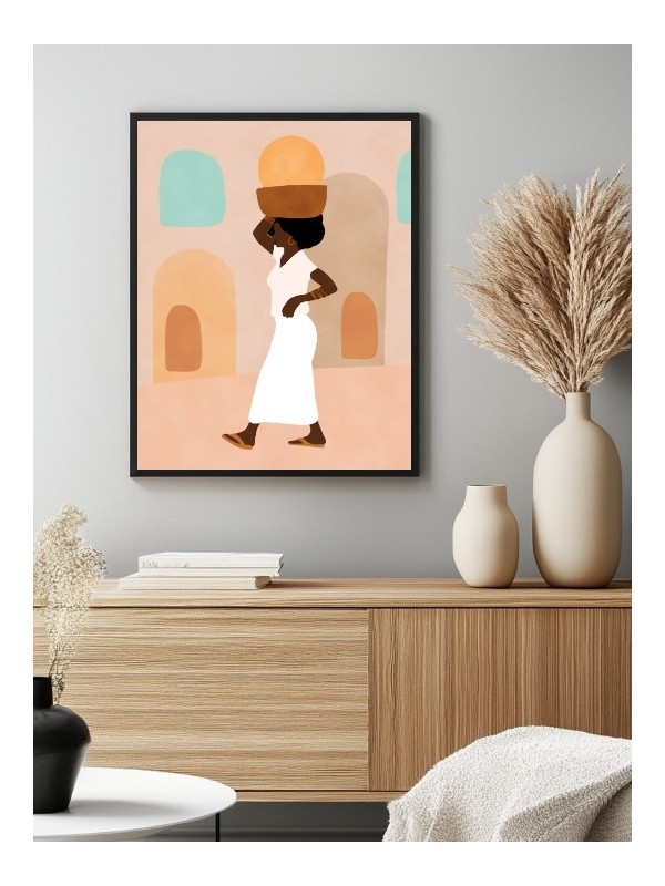 Affiche - Harmonie créole - Accueil | Oueso - Art Afro Contemporain