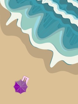 Affiche - Plage