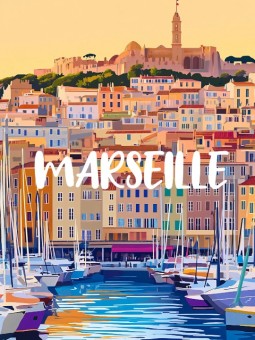 Affiche - Marseille - Accueil | Oueso - Art Afro Contemporain