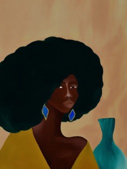 Affiche - Loly - Accueil | Oueso - Art Afro Contemporain