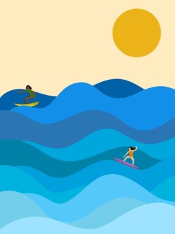 Poster - Première lumière - Posters | Oueso - Contemporary Afro Art