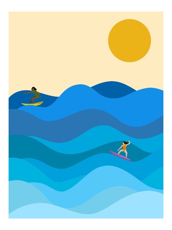 Poster - Première lumière - Posters | Oueso - Contemporary Afro Art