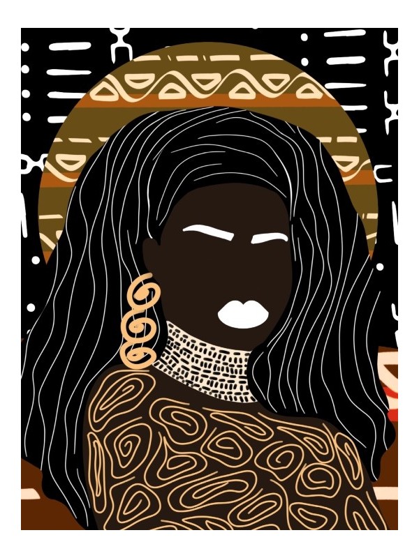 Affiche - Rayonnement muet - Affiches | Oueso - Art Afro Contemporain