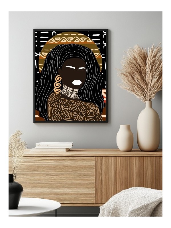 Poster - Rayonnement muet - Posters | Oueso - Contemporary Afro Art