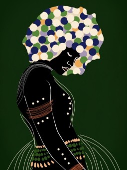 Affiche - Figure enracinée