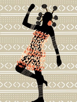 Affiche - Femme en arrêt