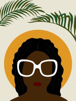 Affiche - Olympia - Art mural | Oueso - Art Afro Contemporain