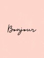 Poster - Bonjour - Posters | Oueso - Contemporary Afro Art