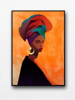 Framed posters - Orange bee
