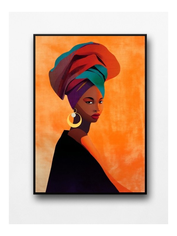 Affiche encadrée - Orange bee