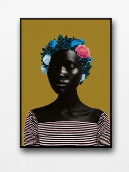 Affiche encadrée - Tête