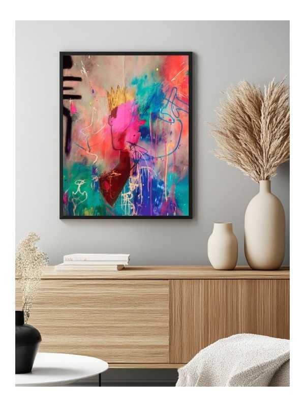 Poster - Amina art - Accueil | Oueso - Contemporary Afro Art