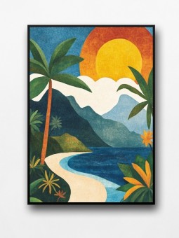 Framed poster - Paradise