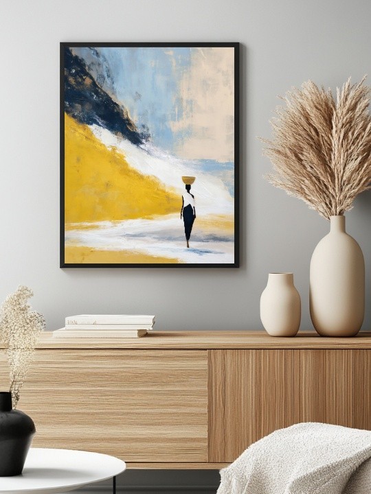 Framed poster - Foulka-Accueil-OUESO