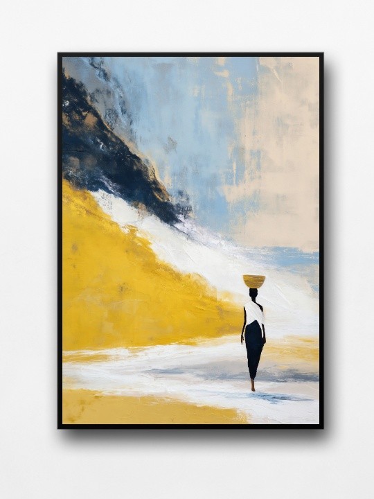Framed poster - Foulka-Accueil-OUESO