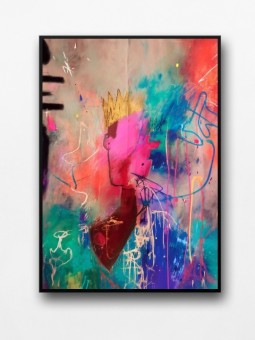 Framed poster - Amina art