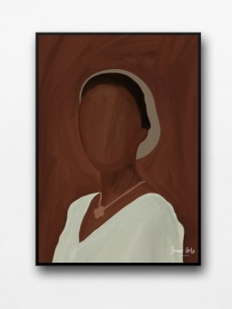 Framed poster - Gertrude (Beaux arts)