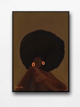 Framed poster - Anaïs (Beaux arts)