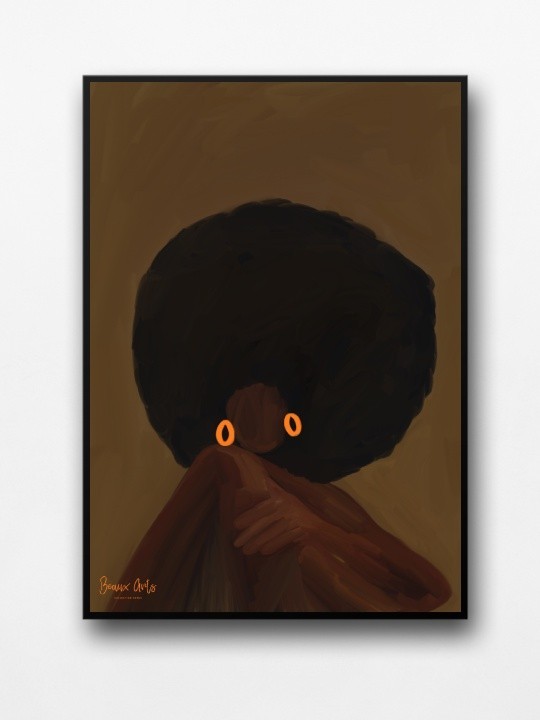 Affiche encadrée - Anaïs (Beaux arts)-Accueil-OUESO