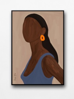 Framed poster - Béatrice (Beaux arts)