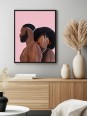 Framed poster - Amoureuse (Beaux arts) - Accueil | Oueso - Contempo...