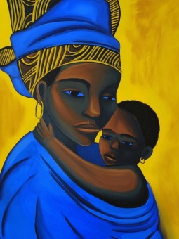 Affiche - Malove - Accueil | Oueso - Art Afro Contemporain