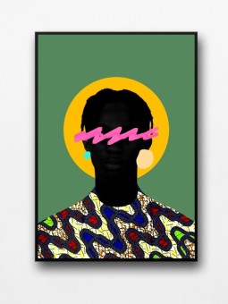 Framed poster - Lumbara (Wax pop art)