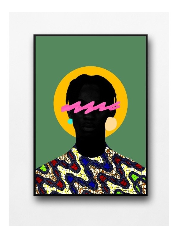 Framed poster - Lumbara (Wax pop art)